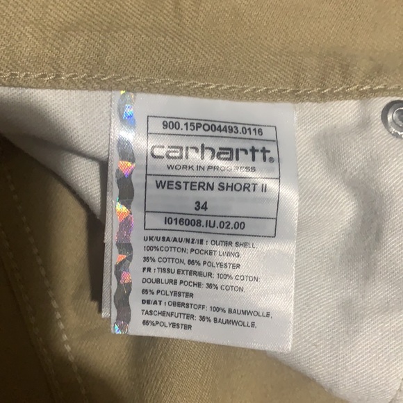 Carhartt work in progress wip western shorts - Picture 4 of 5